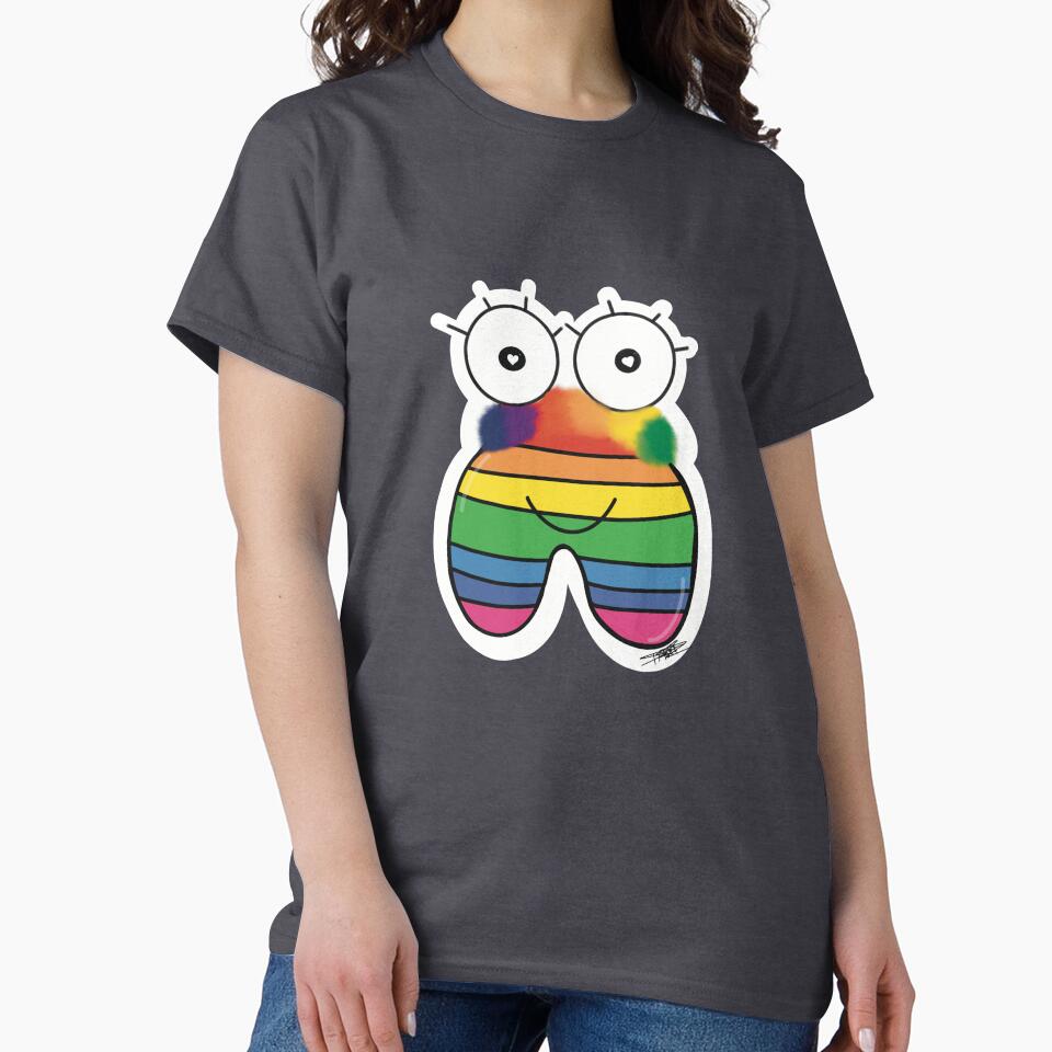Rainbow DNA alien by ArtbyStakaz T-Shirts, Hoodie, Sweatshirt | BlankRebels.com (Image 2)