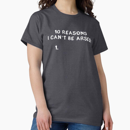 10 reasons I can't be arsed by JurassicArt