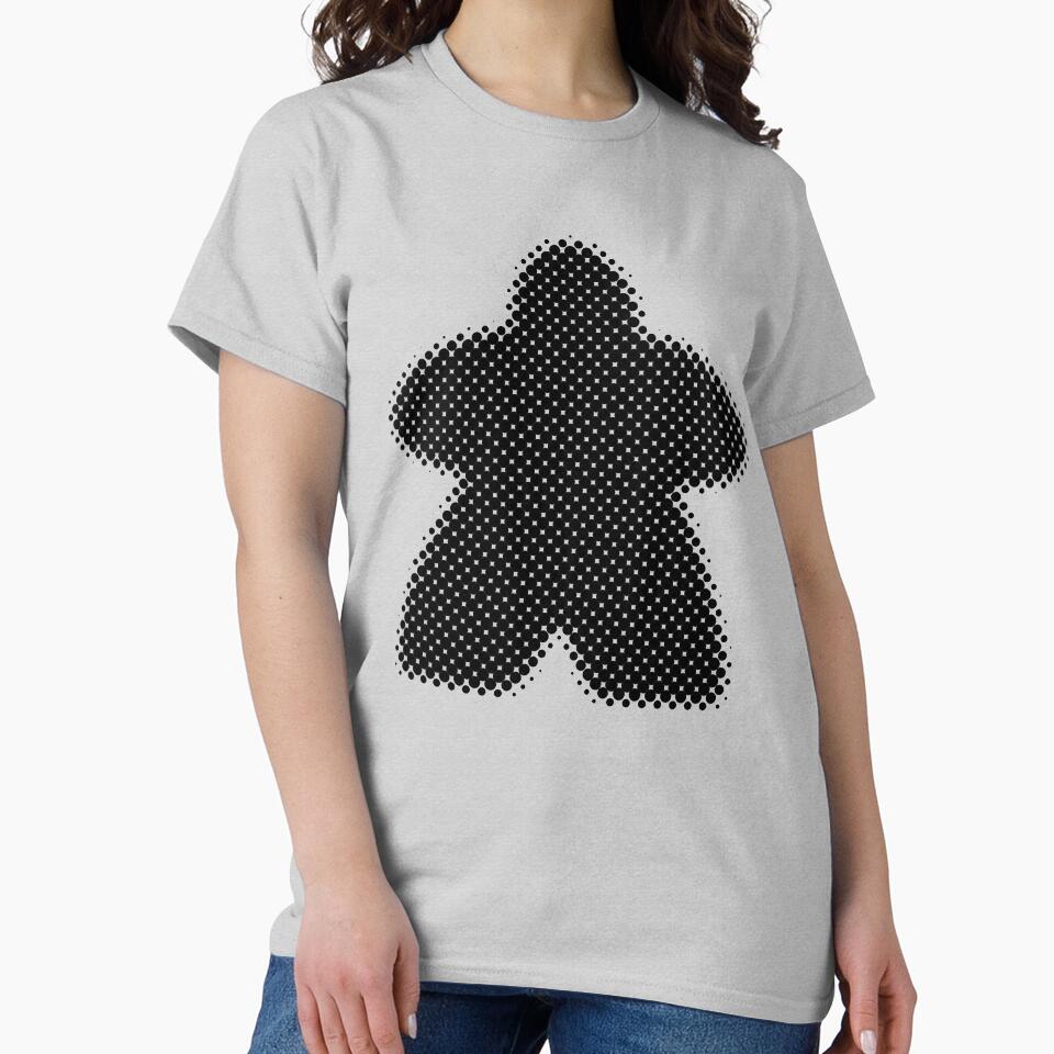 Halftone Meeple by brainthought T-Shirts, Hoodie, Sweatshirt | BlankRebels.com (Image 2)