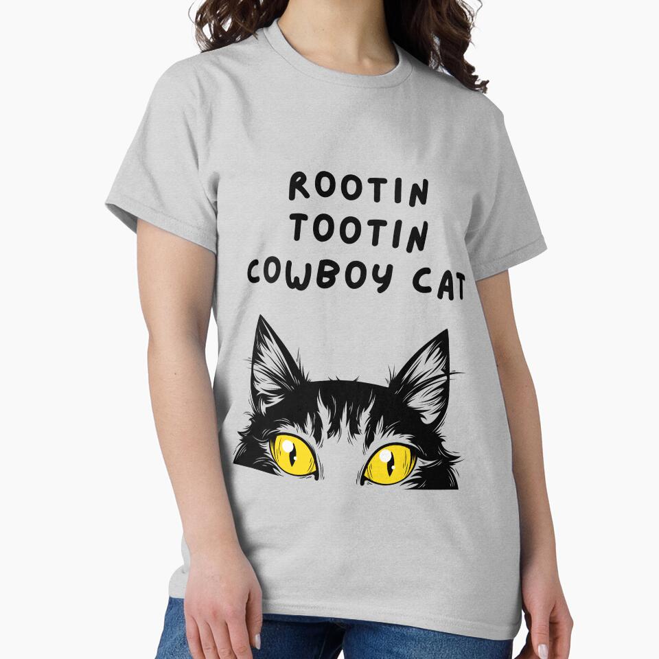rootin tootin cowboy cat by earth wings T-Shirts, Hoodie, Sweatshirt | BlankRebels.com (Image 2)