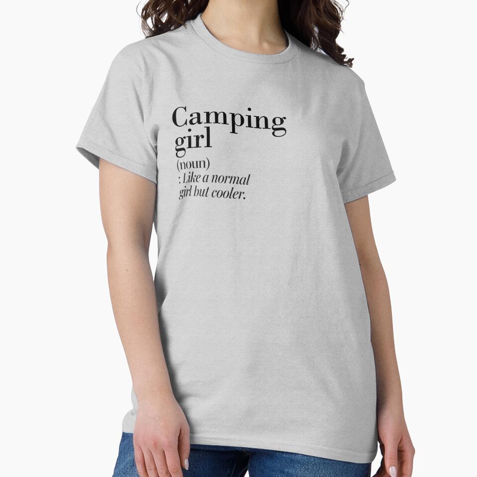 Camping Girl Definition - Funny Camping Lover by Watsonarts T-Shirts, Hoodie, Sweatshirt | BlankRebels.com (Image 2)