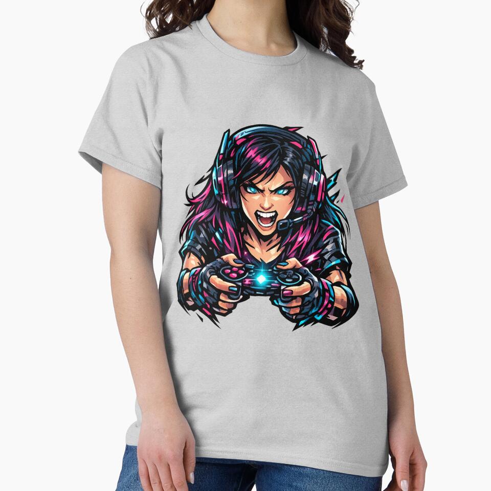 Gamer Girl by Prasakro T-Shirts, Hoodie, Sweatshirt | BlankRebels.com (Image 2)