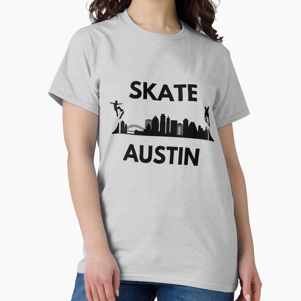 Skate Austin Skateboard Fans by BadLatitude T-Shirts, Hoodie, Sweatshirt | BlankRebels.com (Image 2)