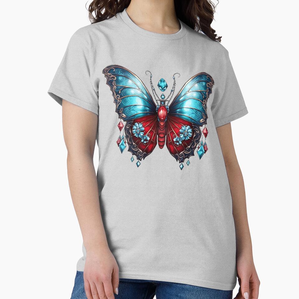 The Healing Properties of a Crystal Butterfly by Celestial Charm Co T-Shirts, Hoodie, Sweatshirt | BlankRebels.com (Image 2)
