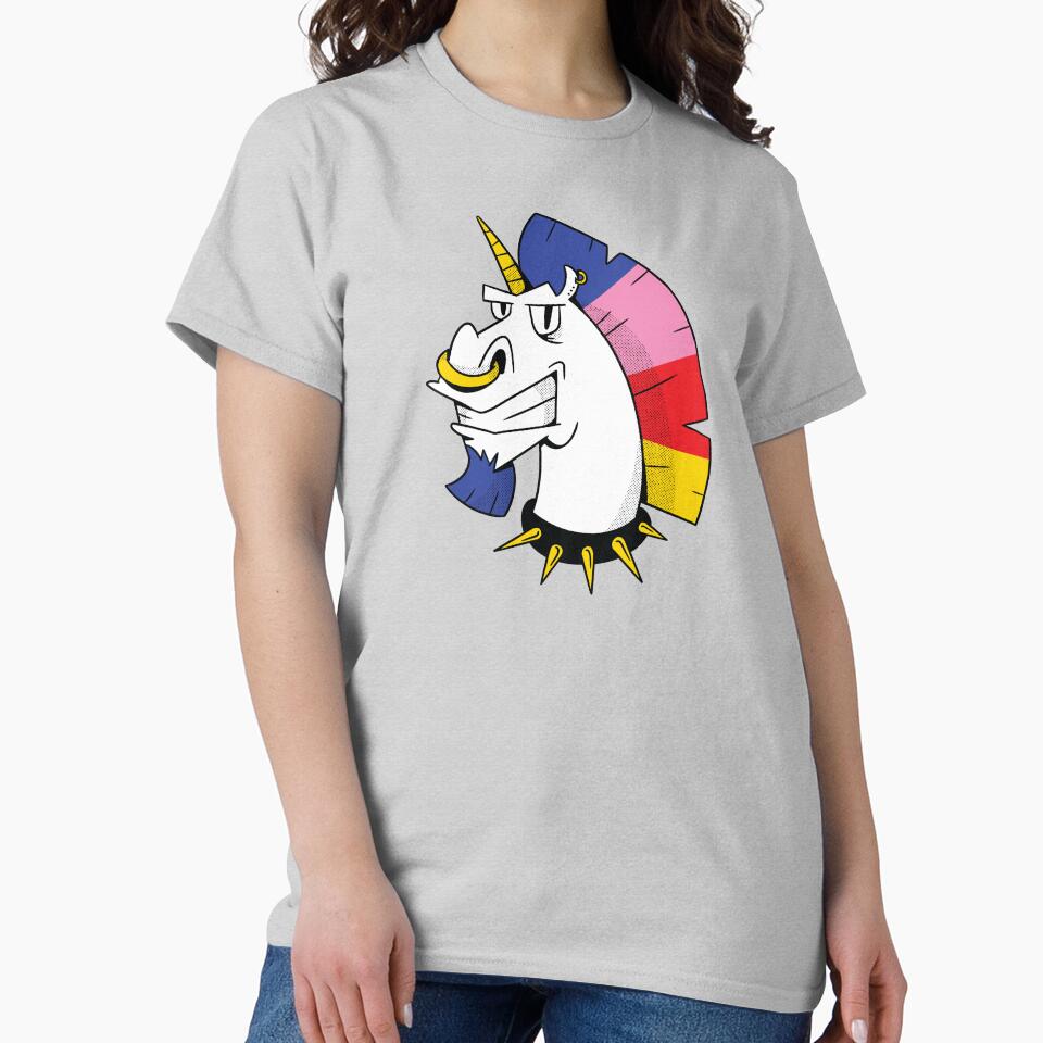Rainbow Unicorn Punk Rock by MadMando T-Shirts, Hoodie, Sweatshirt | BlankRebels.com (Image 2)