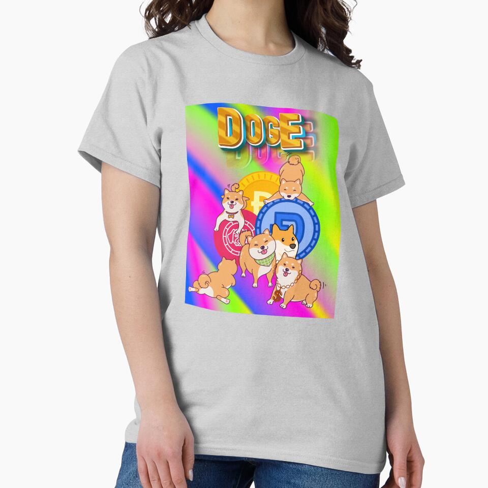 MEME DOGE CRYPTO CHEEMS by AvrilDesigns06 T-Shirts, Hoodie, Sweatshirt | BlankRebels.com (Image 2)