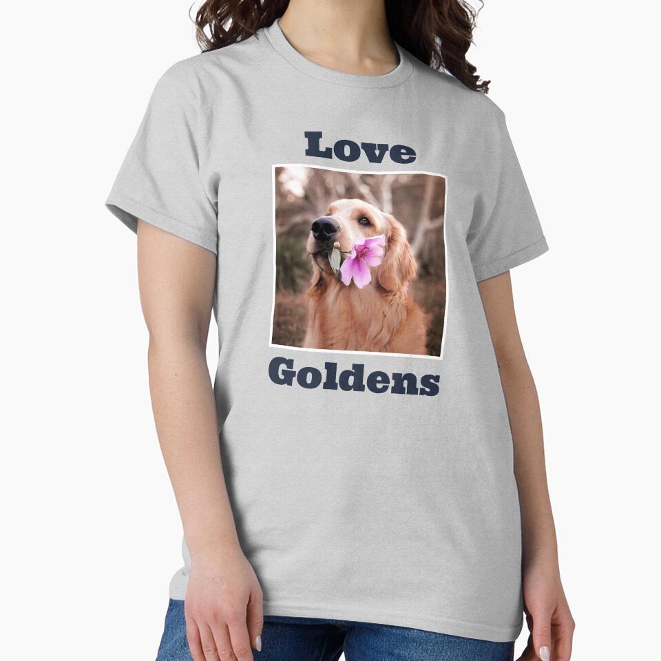 Love Goldens, Golden Retriever by tresbelleshirts T-Shirts, Hoodie, Sweatshirt | BlankRebels.com (Image 2)