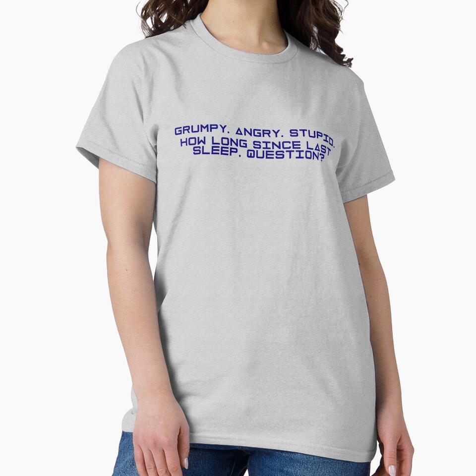 Project Hail Mary - How Long Since Last Sleep, Question? (Blue) | by PixelsandPulp T-Shirts, Hoodie, Sweatshirt (Image 2)