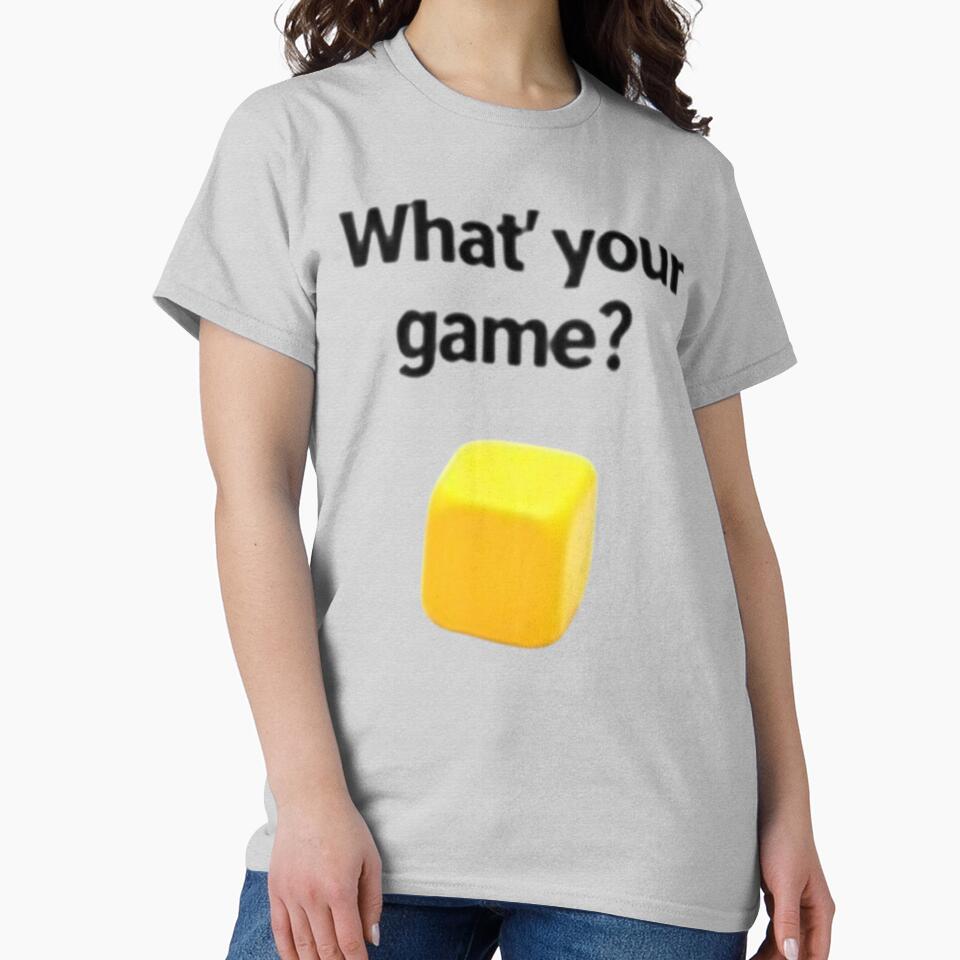 What’s Your Game? Bold Ludo Token Design , Retro Board Game Quote Graphic by TulipsArtDesigns T-Shirts, Hoodie,... (Image 2)