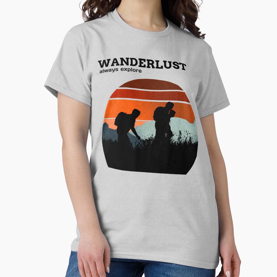 Wanderlust. Always Explore Nature. Adventure by Boulder Design Co T-Shirts, Hoodie, Sweatshirt | BlankRebels.com (Image 2)