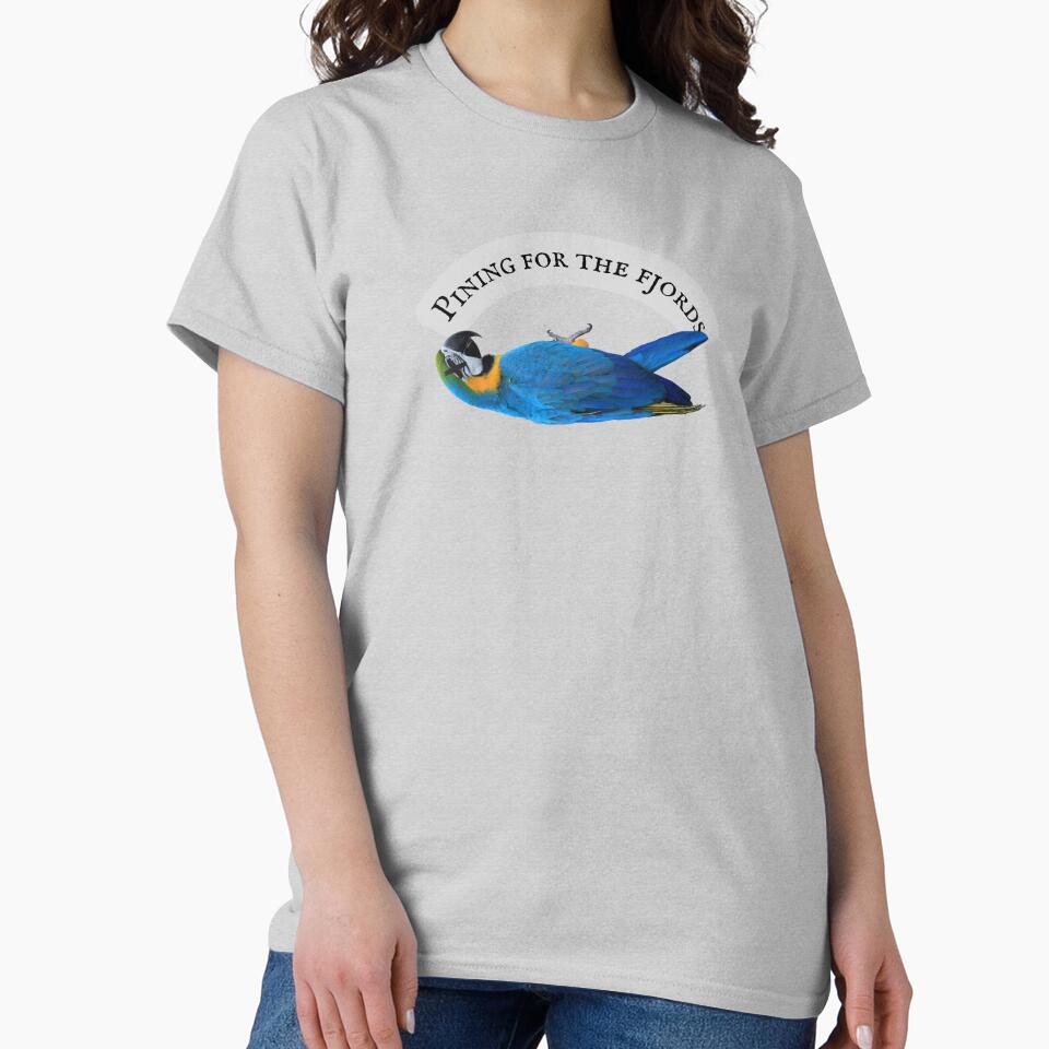 Pining for the Fjords Dead Deceased Parrot Bird by VirtualFaries T-Shirts, Hoodie, Sweatshirt | BlankRebels.com (Image 2)