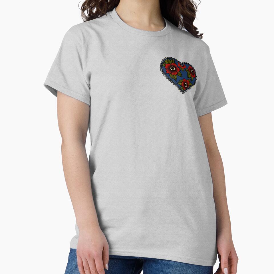 Floral Heart by MeredithAurelia T-Shirts, Hoodie, Sweatshirt | BlankRebels.com (Image 2)