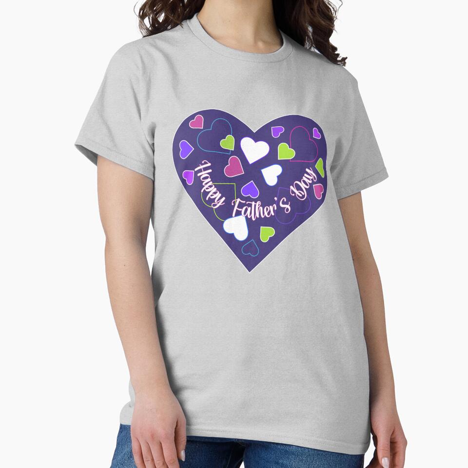 Happy Father's day greetings and hearts by mariya-ivanova T-Shirts, Hoodie, Sweatshirt | BlankRebels.com (Image 2)