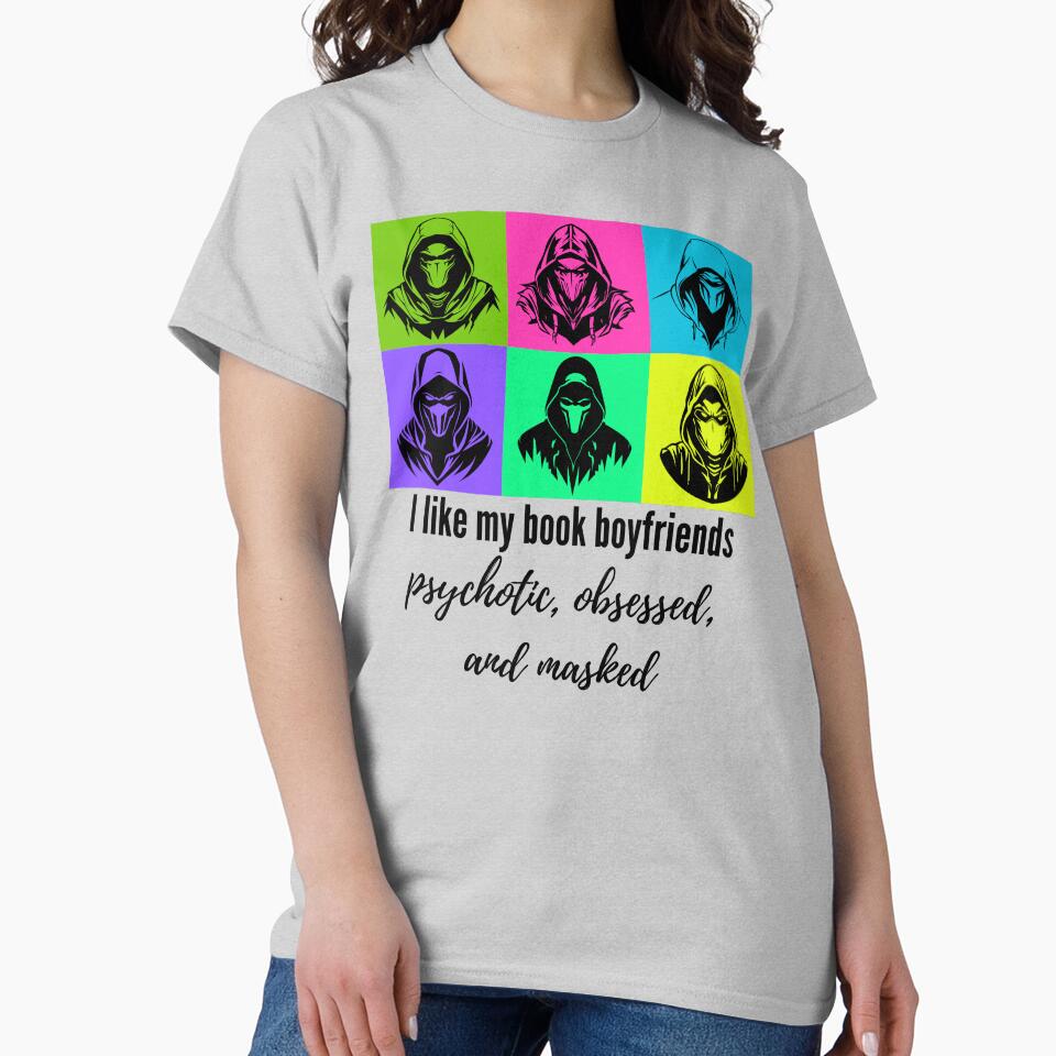 Masked book boyfriends | TopsNTangles by chelseahill712 T-Shirts, Hoodie, Sweatshirt | BlankRebels.com (Image 2)