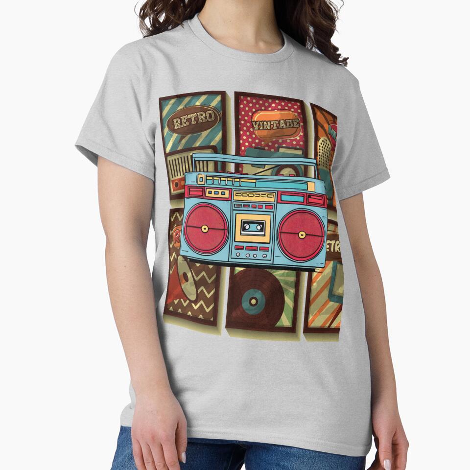 Music Retro Dj Music by MarcelooArt T-Shirts, Hoodie, Sweatshirt | BlankRebels.com (Image 2)