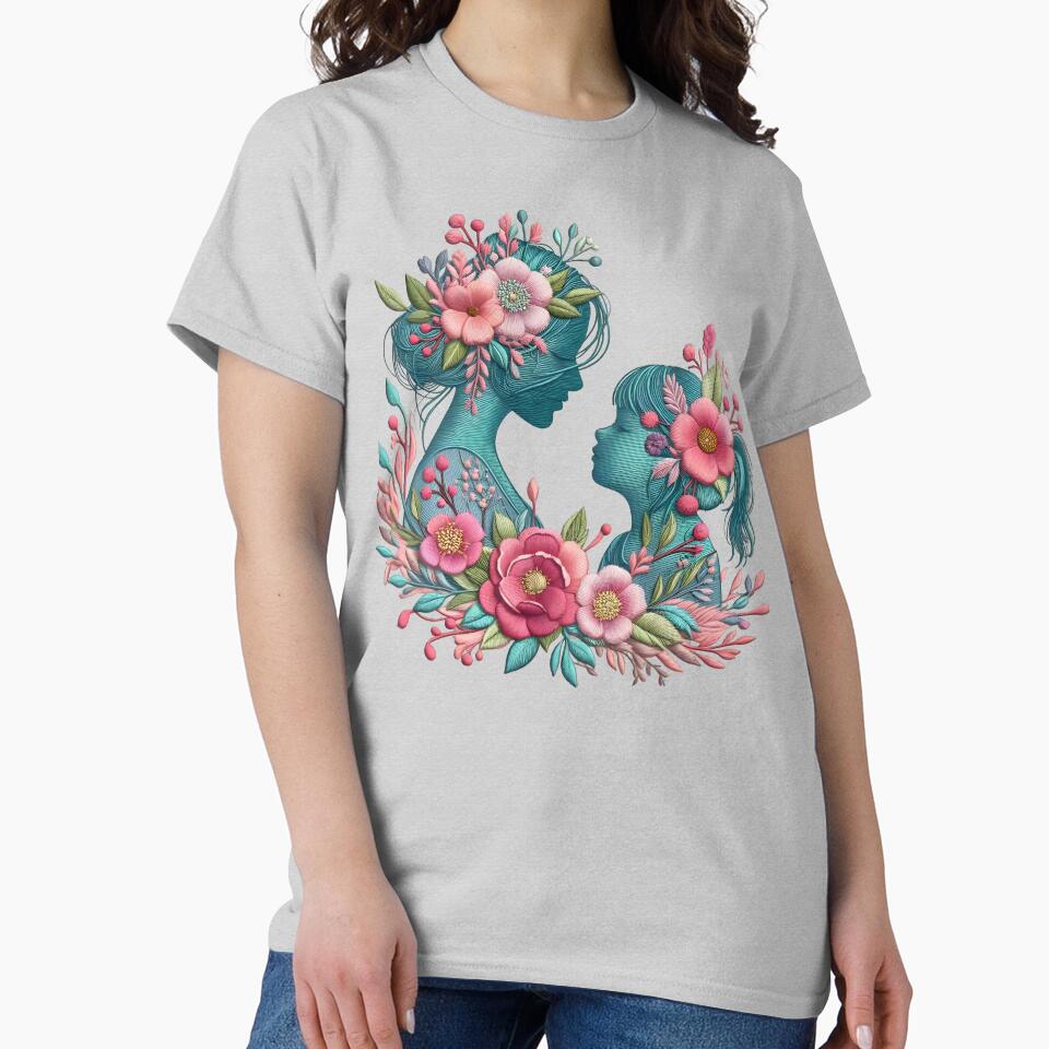 For Mother's Day 2024: Mother and Daughter by sofia1971 T-Shirts, Hoodie, Sweatshirt | BlankRebels.com (Image 2)