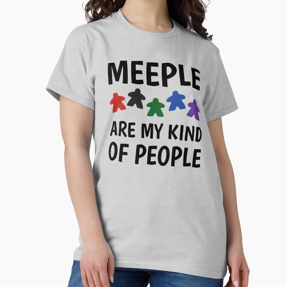 Board Games, Game Night - Meeple are my kind of People by EstelleStar T-Shirts, Hoodie, Sweatshirt (Image 2)