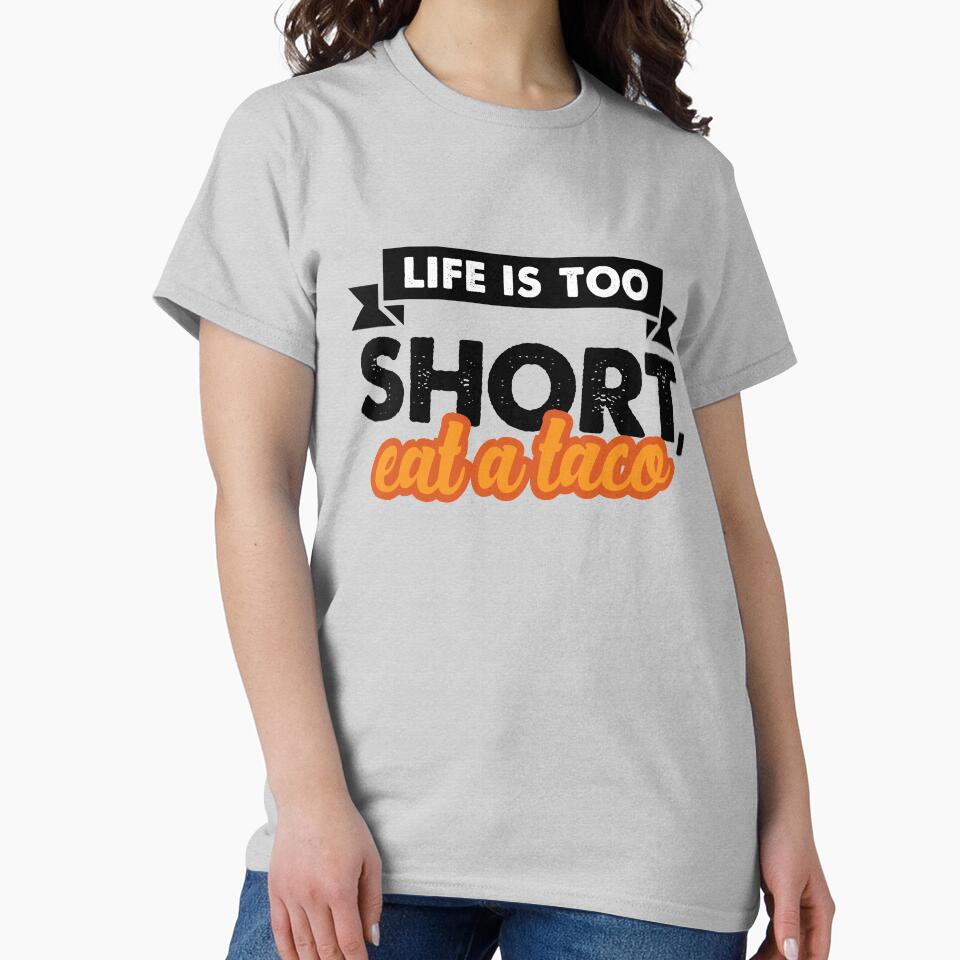 Life with Taco Design by JennyBee7 T-Shirts, Hoodie, Sweatshirt | BlankRebels.com (Image 2)