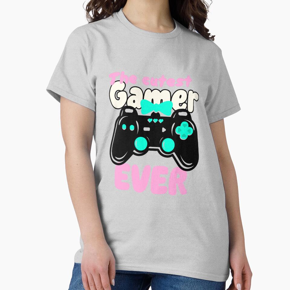 The Cutest Gamer Ever by PoppiPrints21 T-Shirts, Hoodie, Sweatshirt | BlankRebels.com (Image 2)