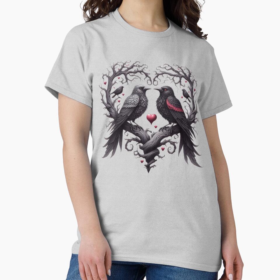 A Raven Love Affair by Celestial Charm Co T-Shirts, Hoodie, Sweatshirt | BlankRebels.com (Image 2)