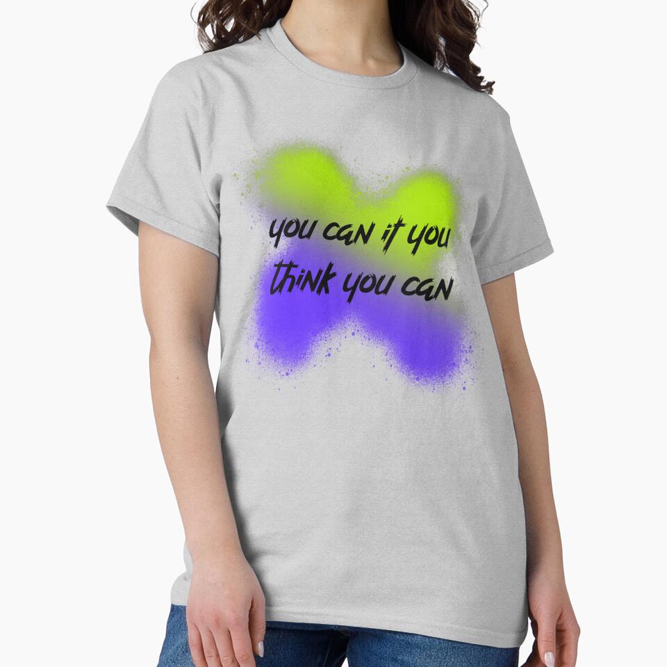 You can it you think you can by sreckov-desig T-Shirts, Hoodie, Sweatshirt | BlankRebels.com (Image 2)