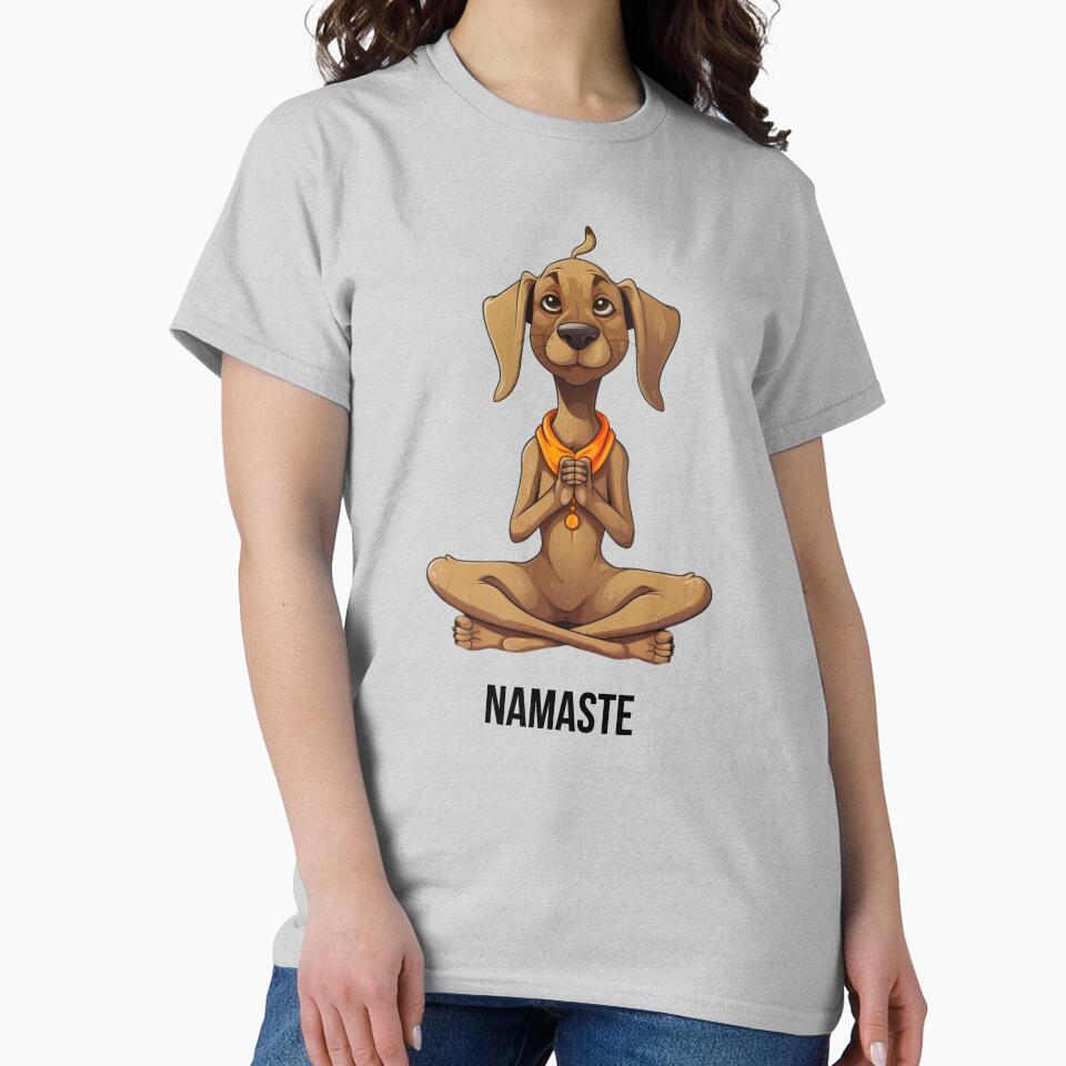 Dog Yoga - Namaste by SunnMoonHB T-Shirts, Hoodie, Sweatshirt | BlankRebels.com (Image 2)