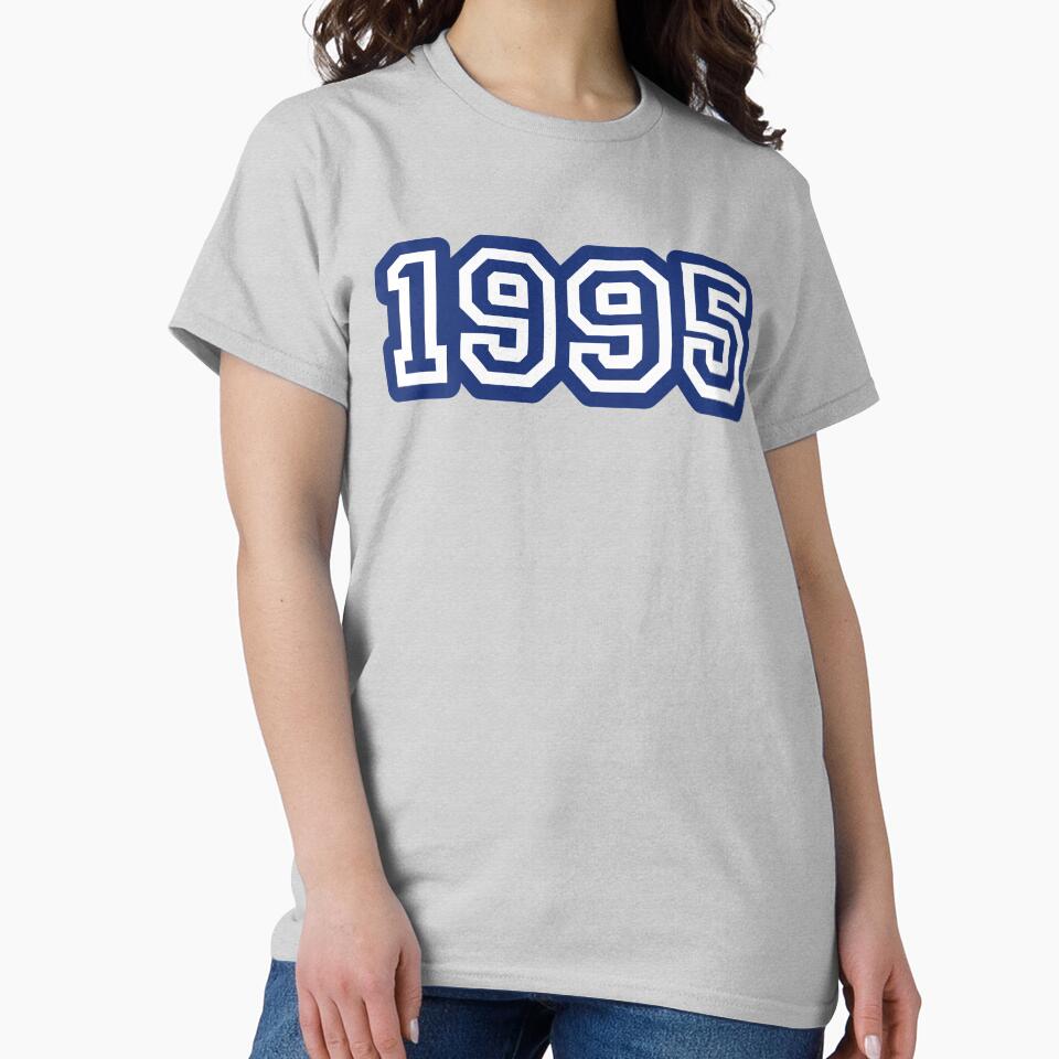 “1995” 90s College Numbers – Blue Border by Vision Illustrated T-Shirts, Hoodie, Sweatshirt | BlankRebels.com (Image 2)