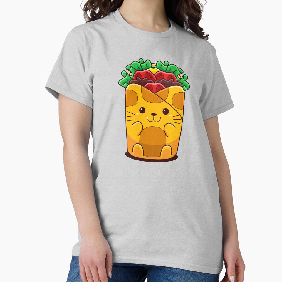 Cute Kawaii Cat Wrap by PosterpartyCo T-Shirts, Hoodie, Sweatshirt | BlankRebels.com (Image 2)