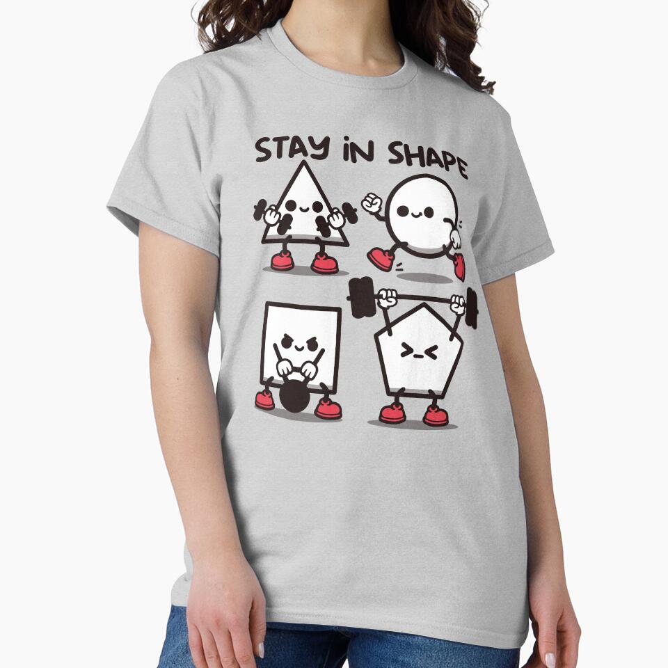 Stay in shape geometry by NemiMakeit T-Shirts, Hoodie, Sweatshirt | BlankRebels.com (Image 2)