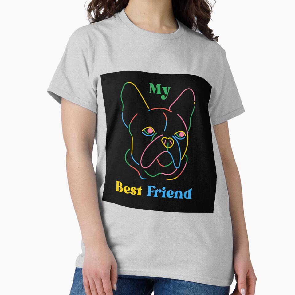My Best Friend Art Design by Ghanshyam butik T-Shirts, Hoodie, Sweatshirt | BlankRebels.com (Image 2)