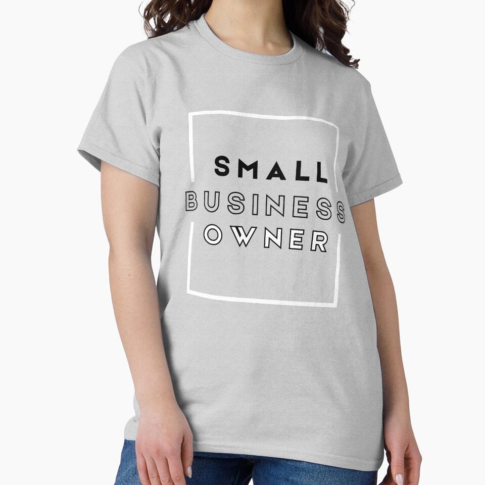 Small Business Owner, simple design by Constant Readers T-Shirts, Hoodie, Sweatshirt | BlankRebels.com (Image 2)