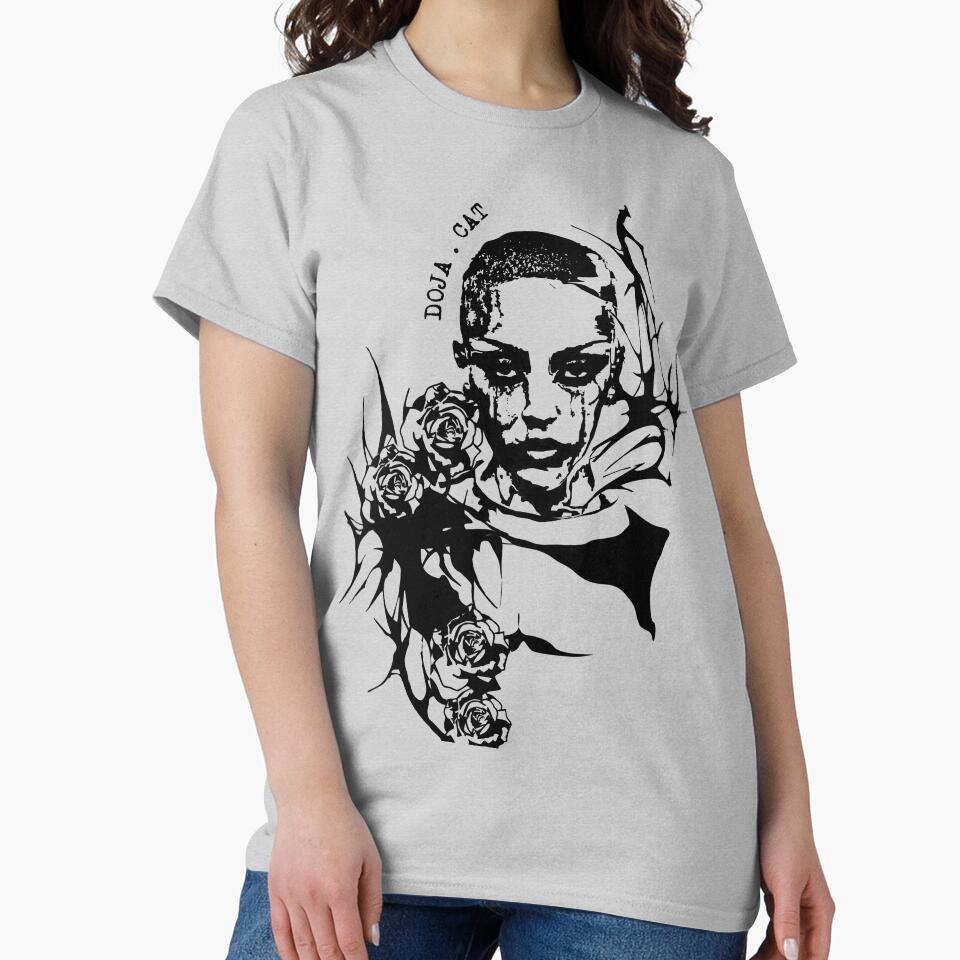 Grunge print Doja cat by Erosz T-Shirts, Hoodie, Sweatshirt | BlankRebels.com (Image 2)