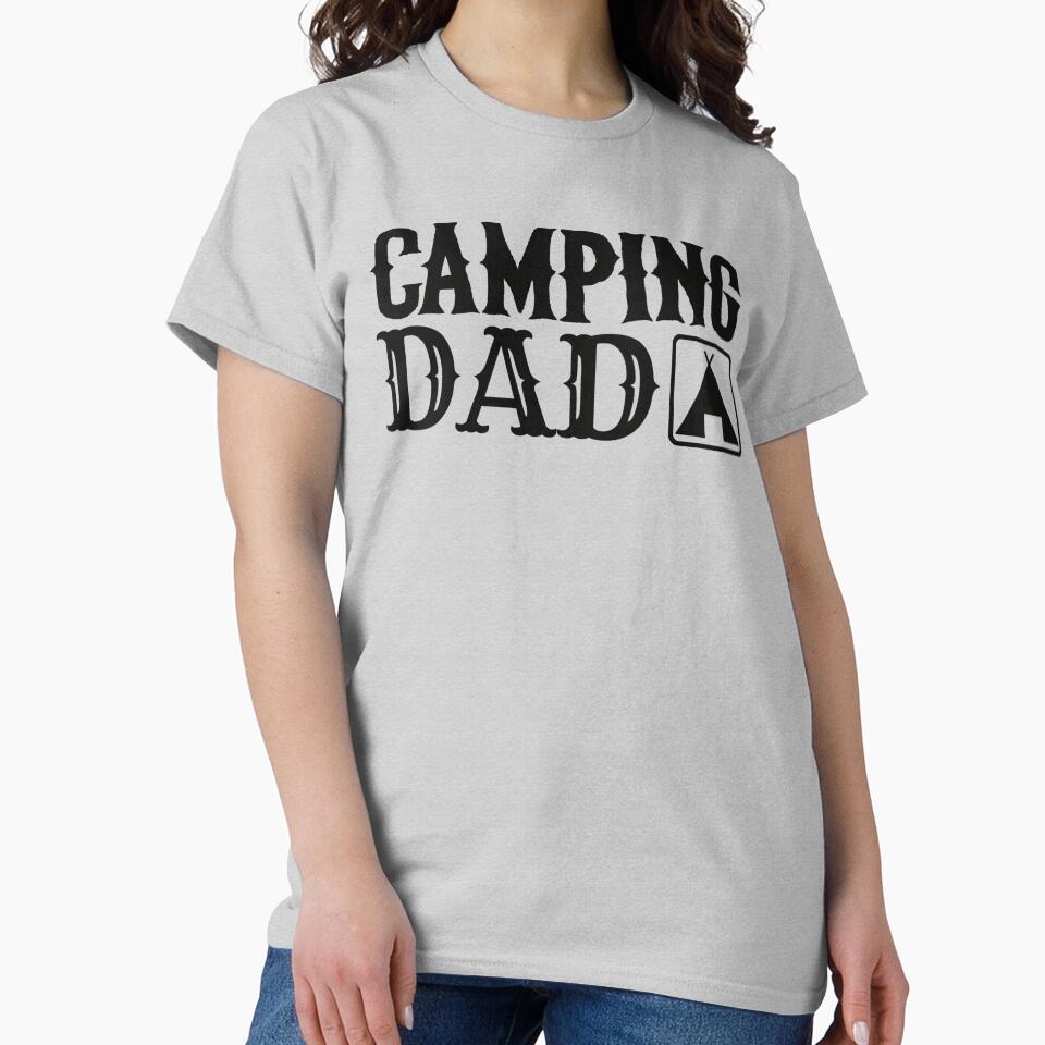 Camping Dad Fun Camping Black Text Design by TrulyEpoque T-Shirts, Hoodie, Sweatshirt | BlankRebels.com (Image 2)