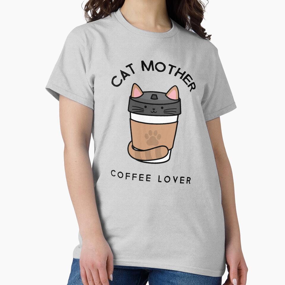 Cat Mother Coffee Lover by liftdesign T-Shirts, Hoodie, Sweatshirt | BlankRebels.com (Image 2)