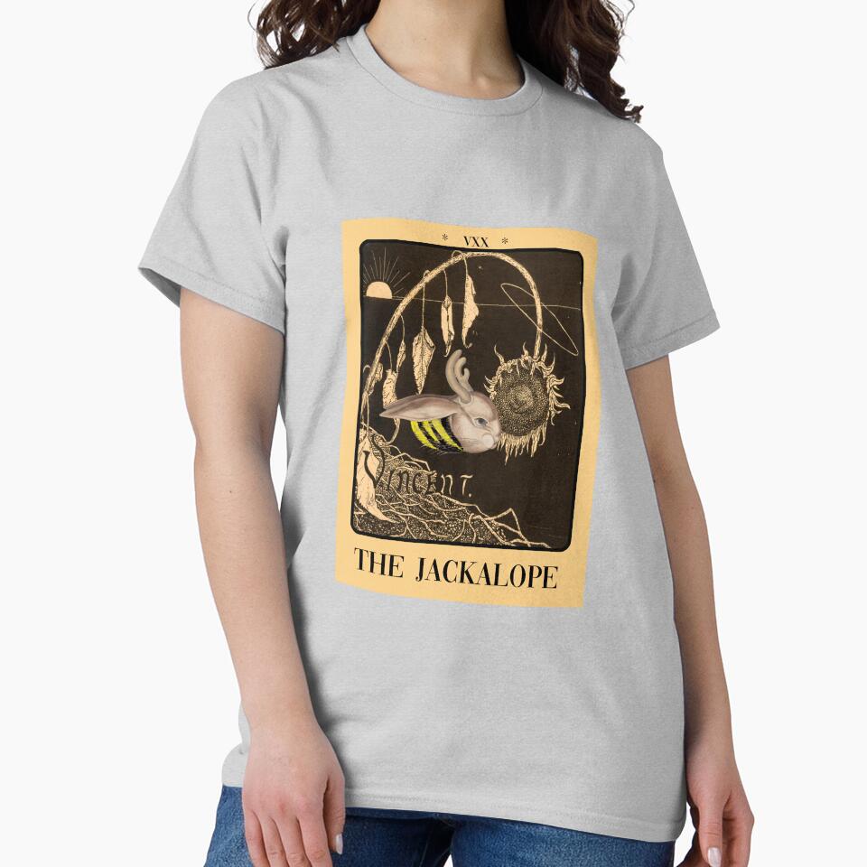 Jackalope Tarot Card by notsweettea T-Shirts, Hoodie, Sweatshirt | BlankRebels.com (Image 2)