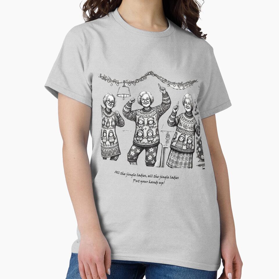 All the jingle ladies Holiday BAMBA by BambaAesthetics T-Shirts, Hoodie, Sweatshirt | BlankRebels.com (Image 2)