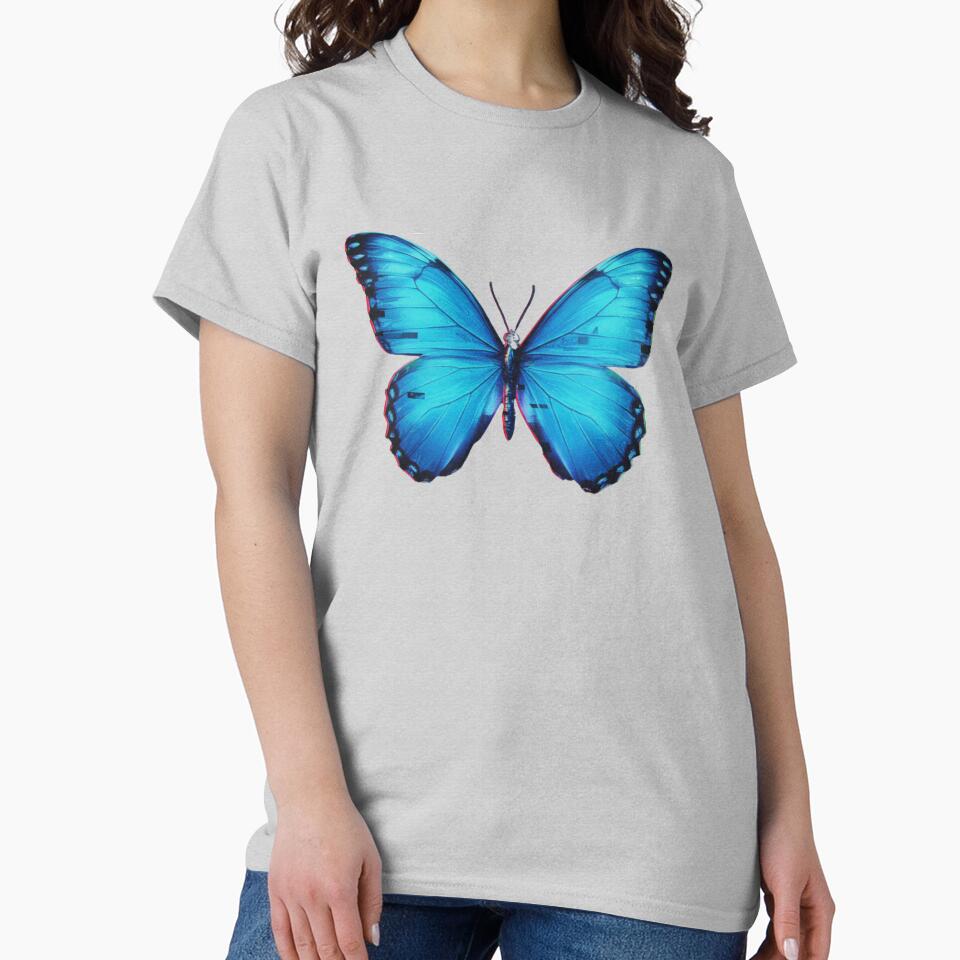 Y2K Glitch Butterflies by FitEnvy T-Shirts, Hoodie, Sweatshirt | BlankRebels.com (Image 2)