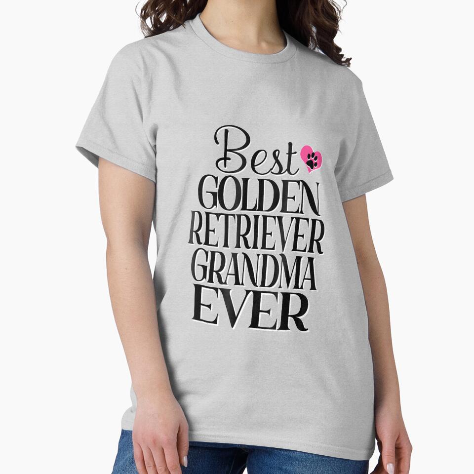 Best Golden Retriever Grandma Ever by NiceStore095 T-Shirts, Hoodie, Sweatshirt | BlankRebels.com (Image 2)