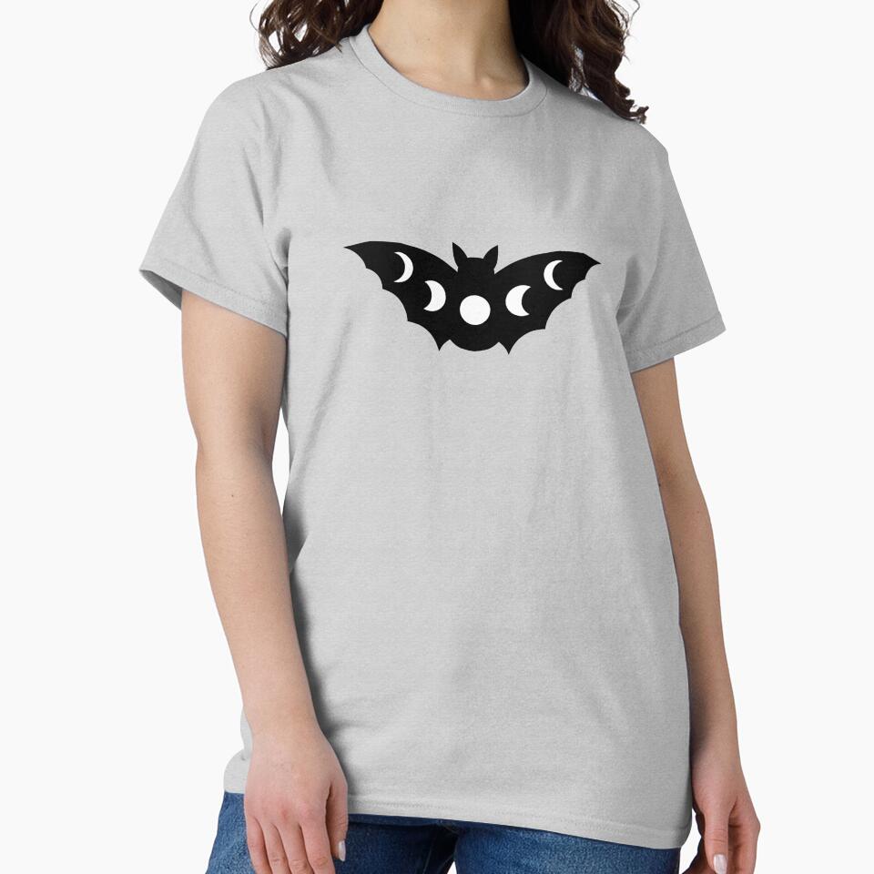 Moon Phase Bat by TheeForestFox Shop T-Shirts, Hoodie, Sweatshirt | BlankRebels.com (Image 2)