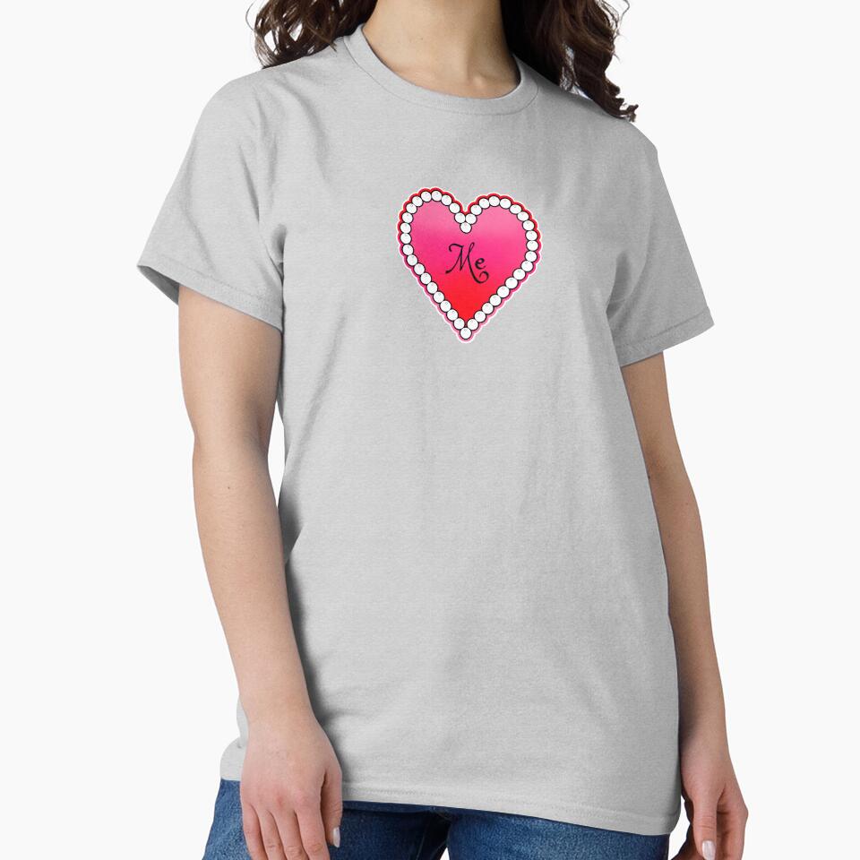 Me  heart with pearls by weilertsen T-Shirts, Hoodie, Sweatshirt | BlankRebels.com (Image 2)