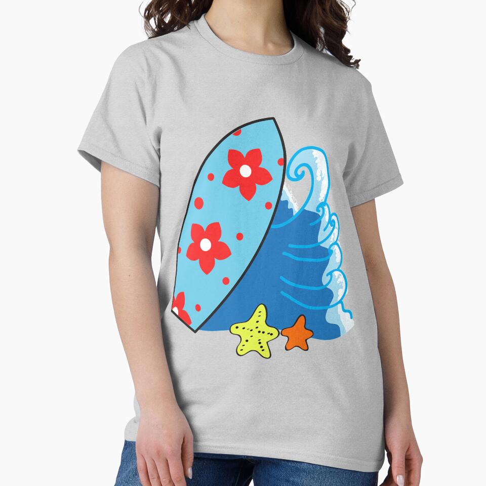 blue ocean waves by virilamissa T-Shirts, Hoodie, Sweatshirt | BlankRebels.com (Image 2)