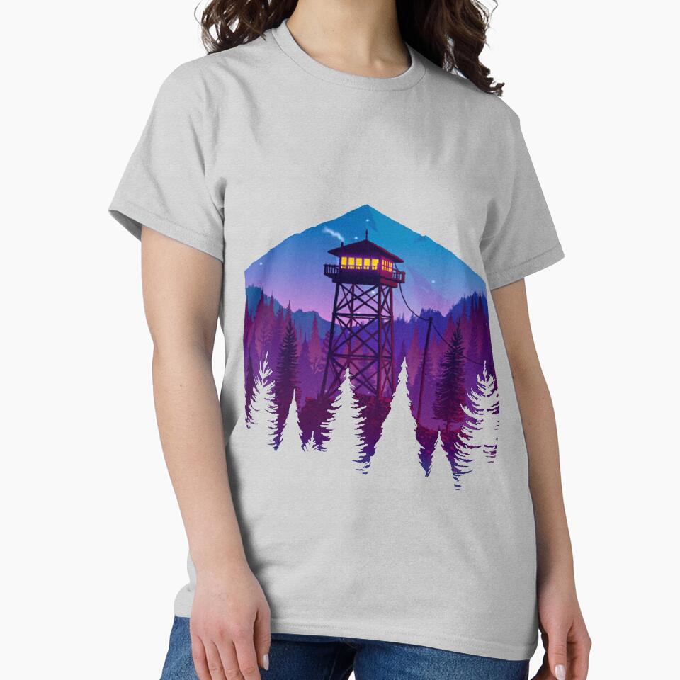 Firewatch tower by TomDes T-Shirts, Hoodie, Sweatshirt | BlankRebels.com (Image 2)