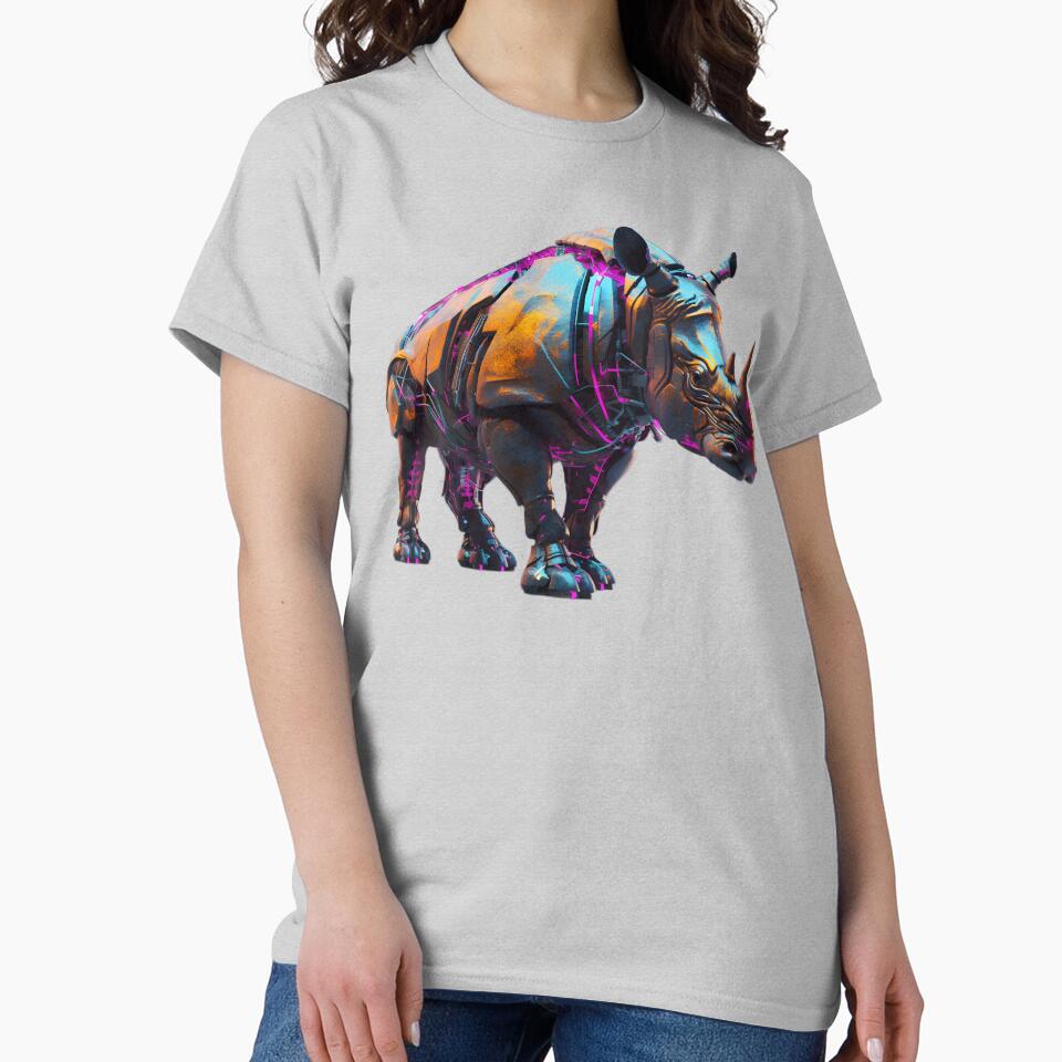 Cyberpunk rhino by ArtfulPlay