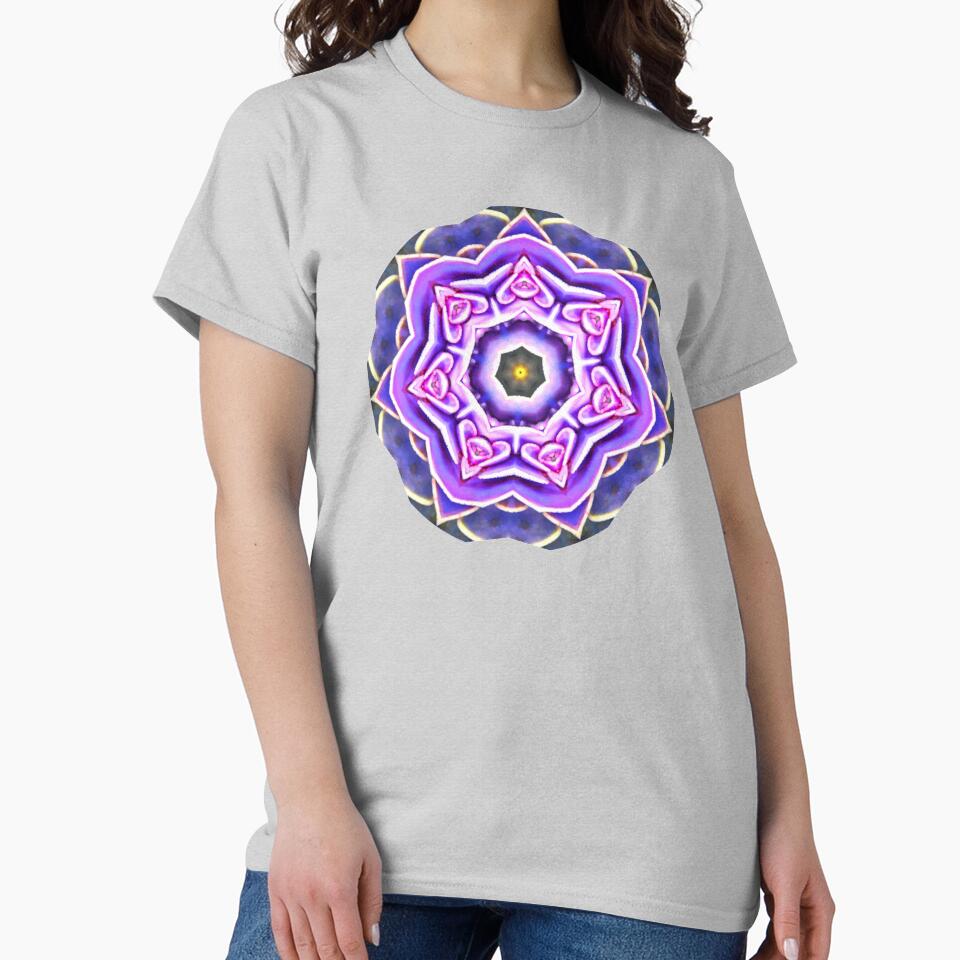 Sapphire Mandala by Blu Happiness T-Shirts, Hoodie, Sweatshirt | BlankRebels.com (Image 2)