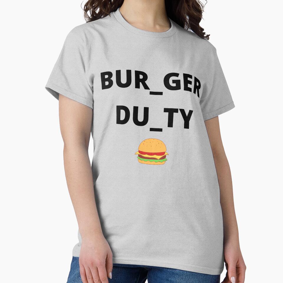 Burger Duty by ruviniud T-Shirts, Hoodie, Sweatshirt | BlankRebels.com (Image 2)