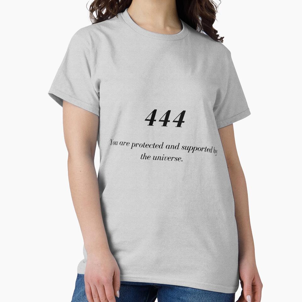 Angel Number 444 Design – Spiritual Protection, Numerology by Evangelita T-Shirts, Hoodie, Sweatshirt (Image 2)