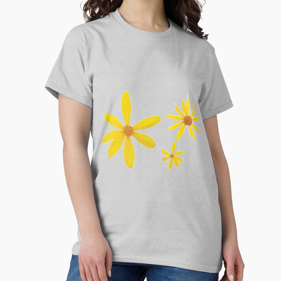 Wild Floral Summer Pattern - Grey by glategan T-Shirts, Hoodie, Sweatshirt | BlankRebels.com (Image 2)