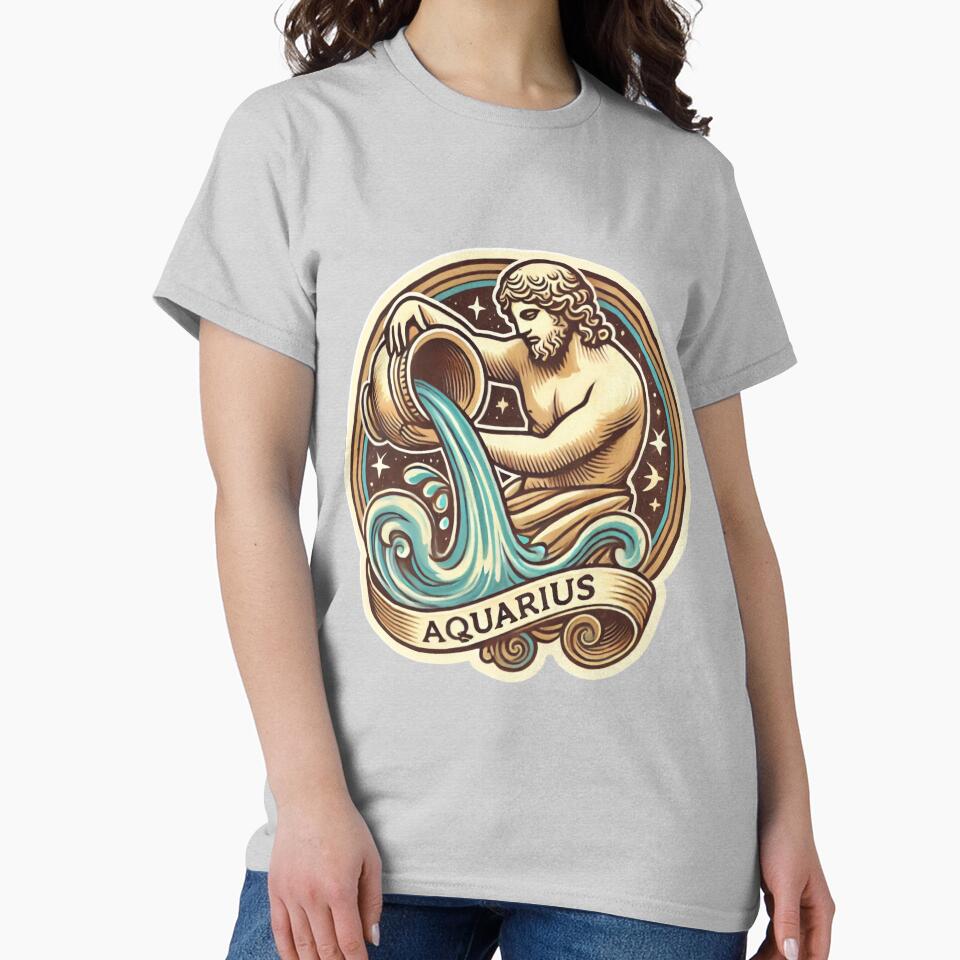 Aquarius Vintage by COCONUT SMILE CREATIONS T-Shirts, Hoodie, Sweatshirt | BlankRebels.com (Image 2)