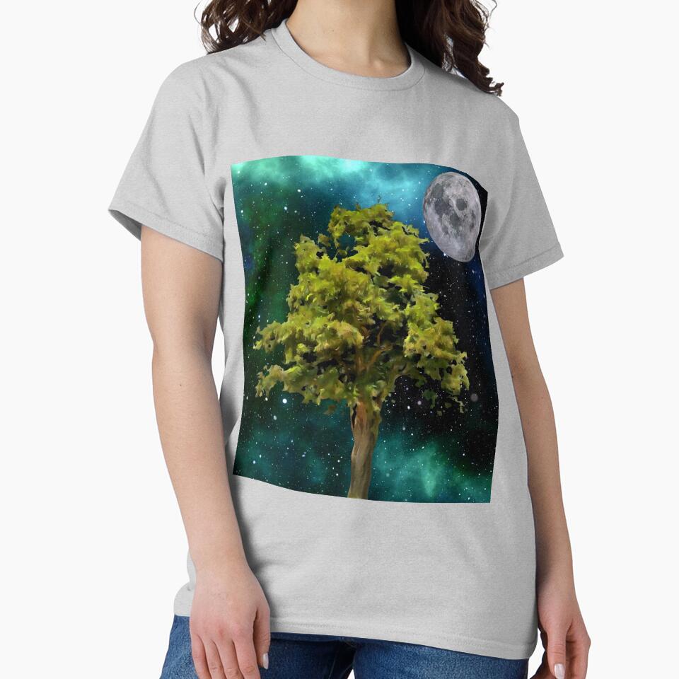 Tree in Space by Desibeau T-Shirts, Hoodie, Sweatshirt | BlankRebels.com (Image 2)