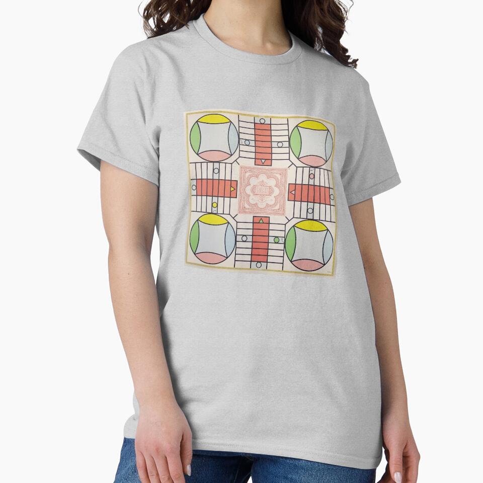 Vintage Parcheesi Board | Game Board | Board Game by Designs by Kool Kat T-Shirts, Hoodie, Sweatshirt (Image 2)